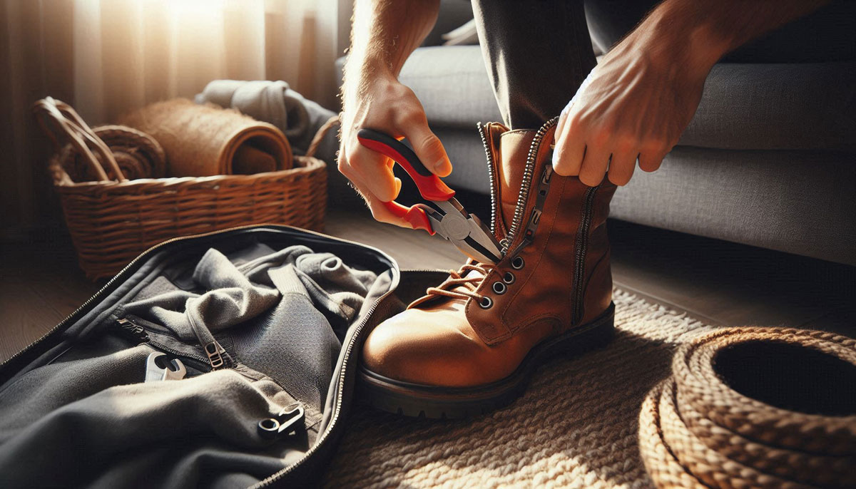 поджать бегунок на молнии tighten the zipper pull підібгати бігунок на блискавці tighten the slider Tighten a Zipper