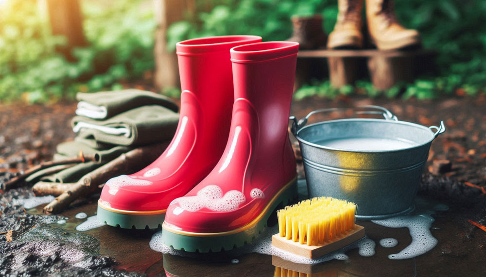 Догляд за гумовим взуттям