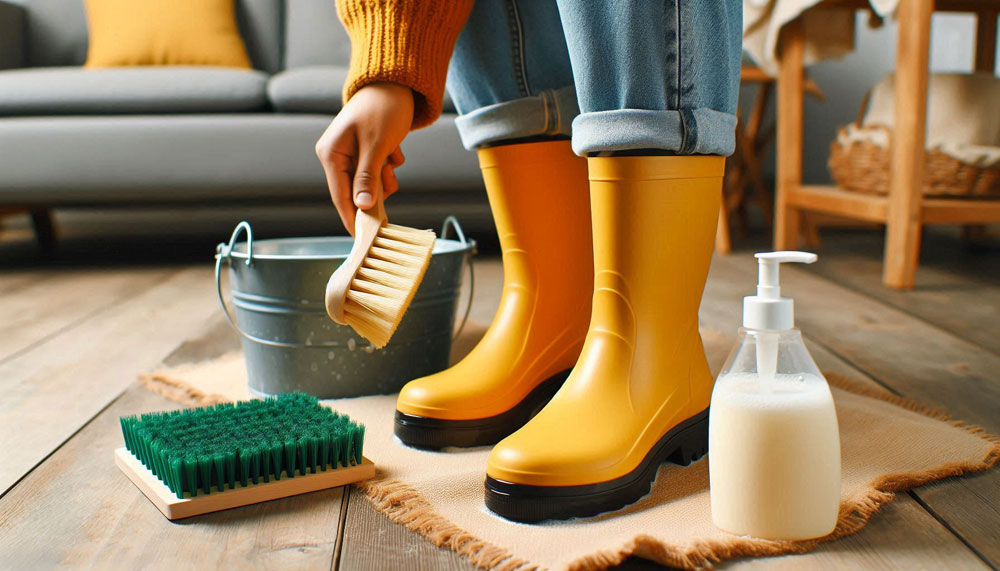 Догляд за гумовим взуттям